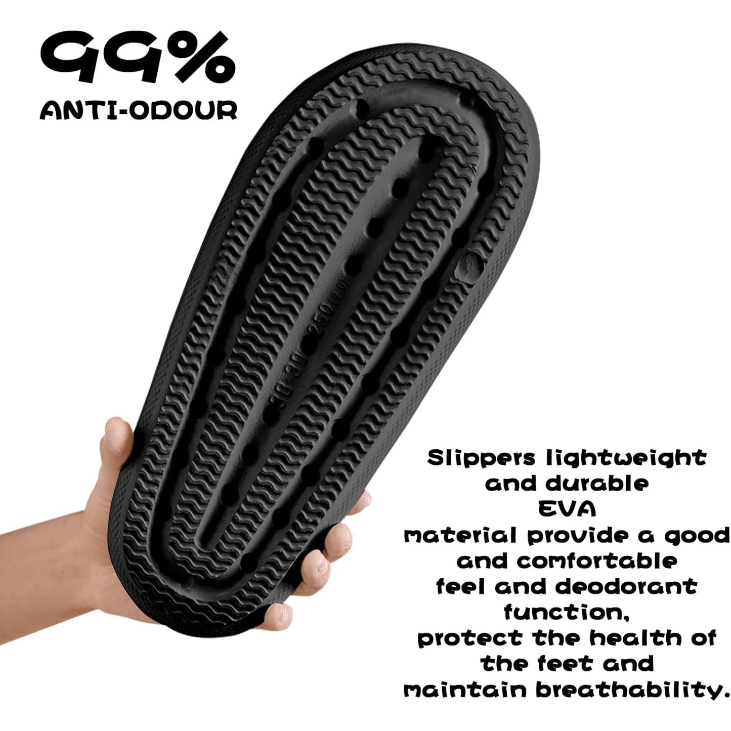 SROTER Cloud Sliders Non-Slip Soft Flip Flops for Men and Women – Thick Sole Shower Bathroom Slippers - Premium slippers from Lizard Vigilante - Just $29.88! Shop now at Lizard Vigilante