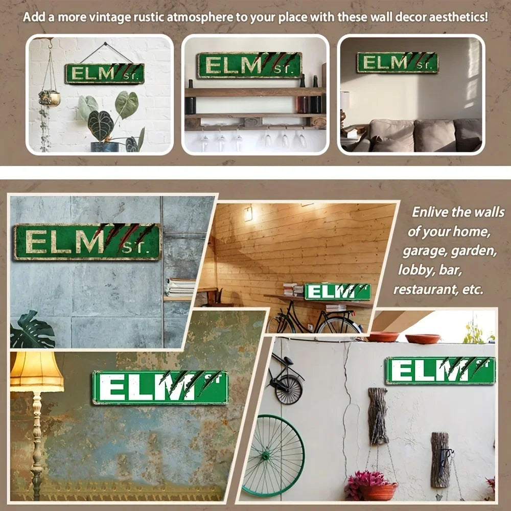 Camp Crystal Lake Killer’s Welcome Vintage Horror Metal Sign