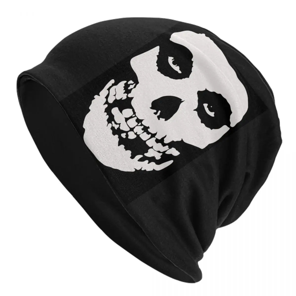 Custom Punk Rock Band Misfits Beanie - Unisex Winter Warm Knit Hat - Premium skull cap from Lizard Vigilante - Just $18.88! Shop now at Lizard Vigilante