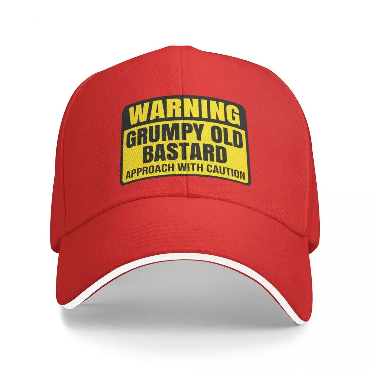 Grumpy Old Bastard Baseball Cap – Funny Warning Sign Hat for Men & Women, Adjustable Fit - Premium hat from Lizard Vigilante - Just $23.88! Shop now at Lizard Vigilante