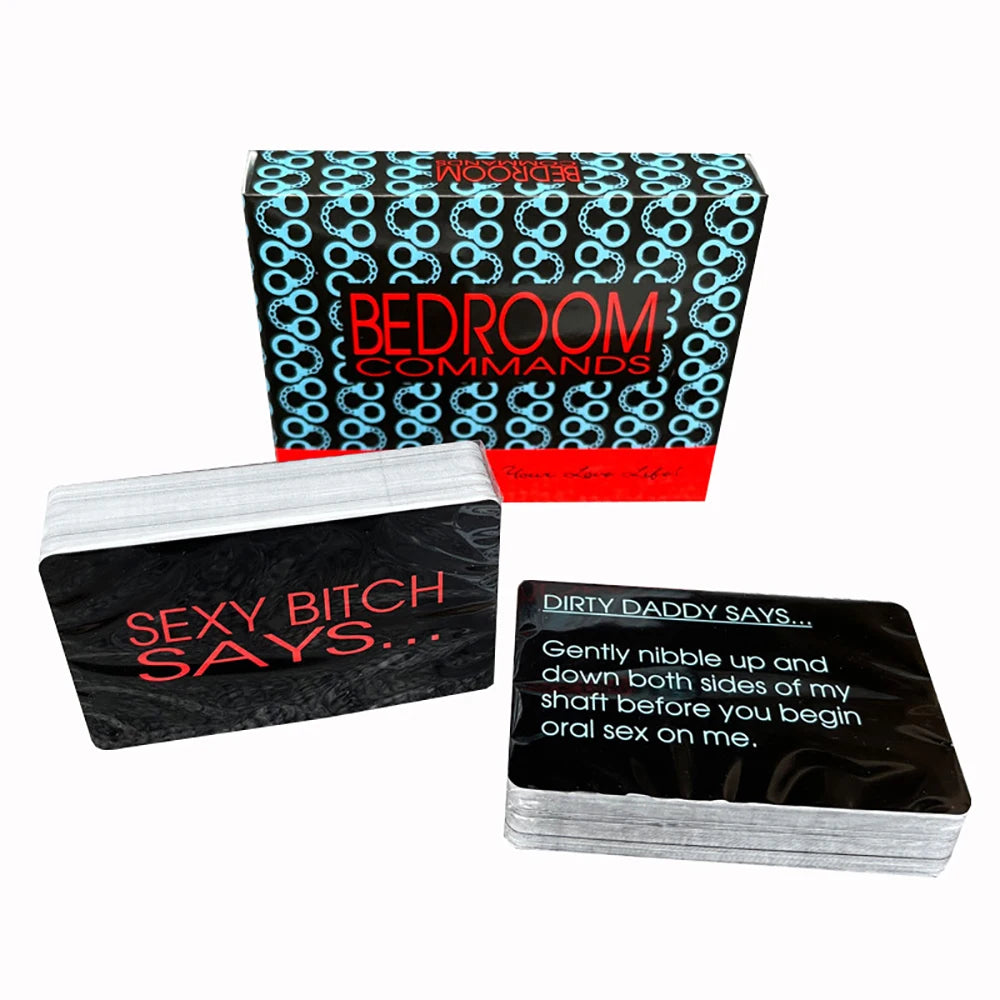 Bedroom Commands Board Card Game – 108 Cards Adult Party Game for Couples, Date Nights, Valentine's Day Gifts - Premium card game from Lizard Vigilante - Just $23.99! Shop now at Lizard Vigilante