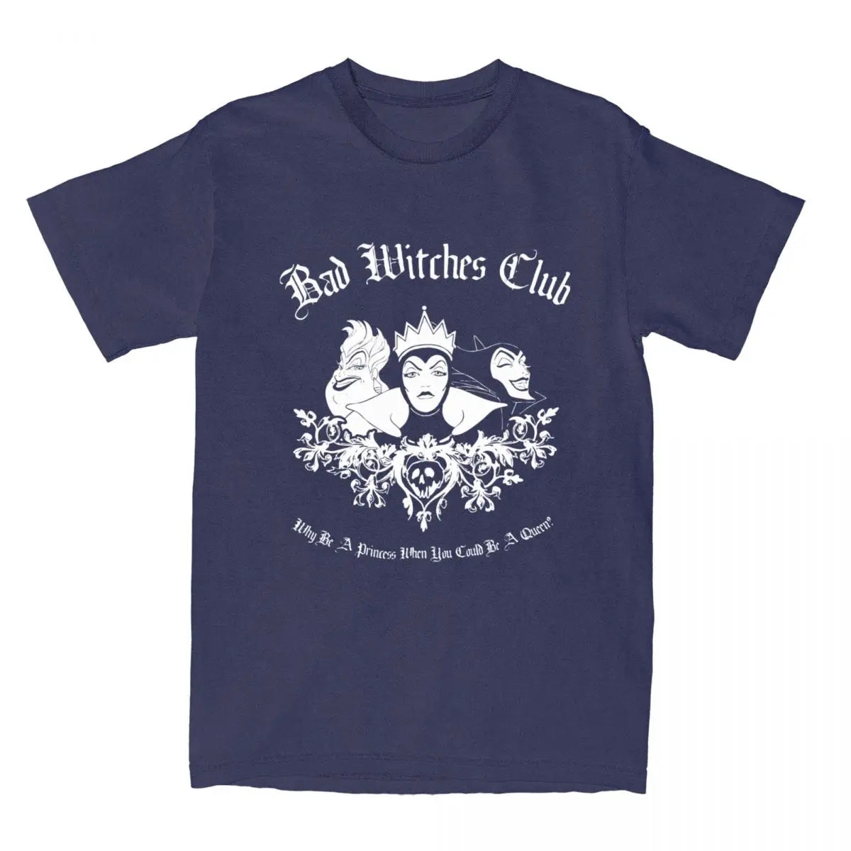 Villains for Men Women T Shirt Bad Witches Club Group Humorous Tees Short Sleeve T-Shirts Pure Cotton Plus Size Clothing - Premium  from Lizard Vigilante - Just $50.99! Shop now at Lizard Vigilante