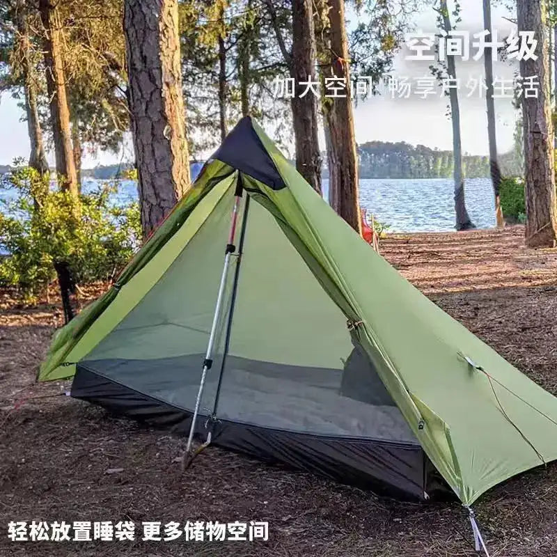 3F UL Gear Lanshan1 Ultralight Tent 3/4 Season Portable Backpacking Tent for 1p Double Layer Tent for Camping, Climbing, Hiking