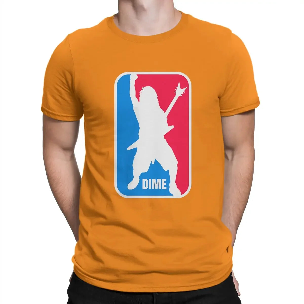 Dimebag Darrell Short Sleeve T Shirt O Neck Tops Gift Idea Men's T-Shirts Sport Logo Novelty Cotton Tees Sleeve Diamond Darrell - Lizard Vigilante