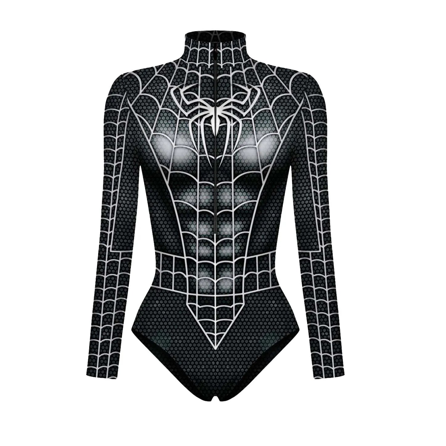 Sexy Superhero Cosplay Swim Bodysuit For Women — Spider, Iron, Deadpool-Inspired 3D Print Costume