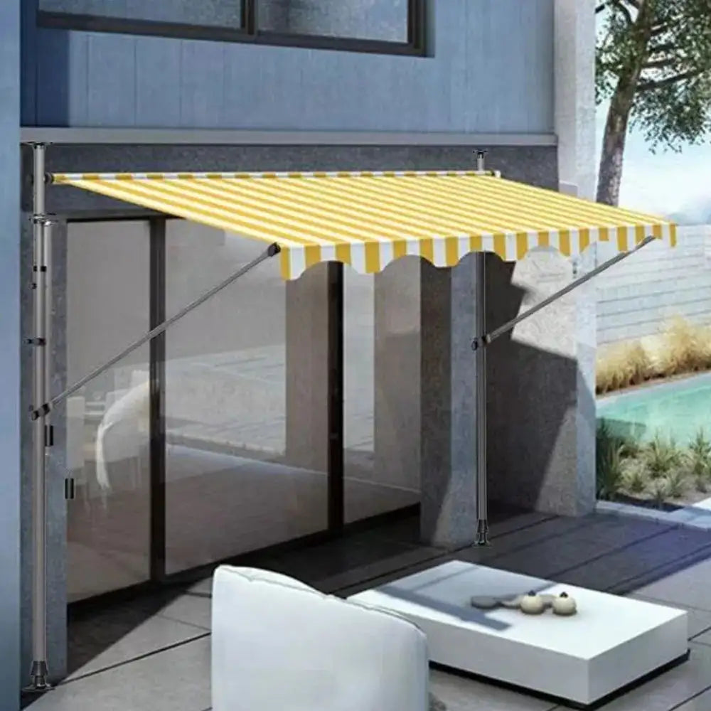 Awnings Rain and Snow Resistant UV Resistant Folding and Telescopic Canopy Tent Outdoor Garden Balcony Roof Courtyard Sunshade