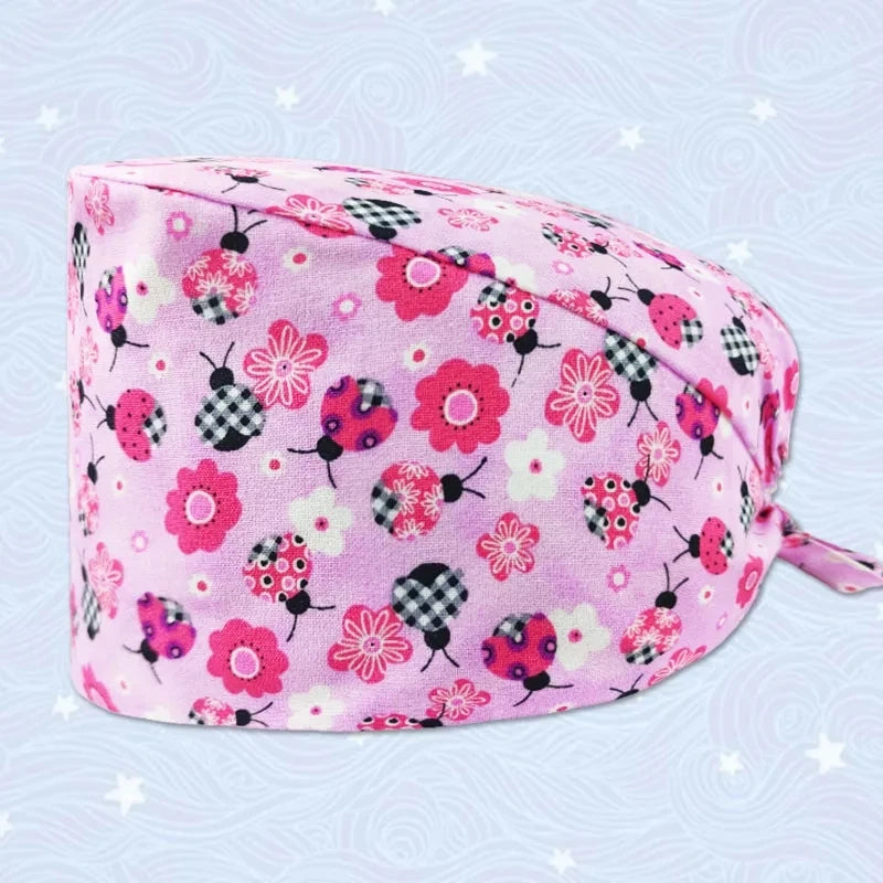 Whimsical Wonders Cotton Surgical Caps – Adjustable, Sweat-Absorbent, Breathable Medical Baotou Hats for Nurses, Doctors, and Trendsetters in Vibrant Prints! - Premium caps from Lizard Vigilante - Just $19.88! Shop now at Lizard Vigilante