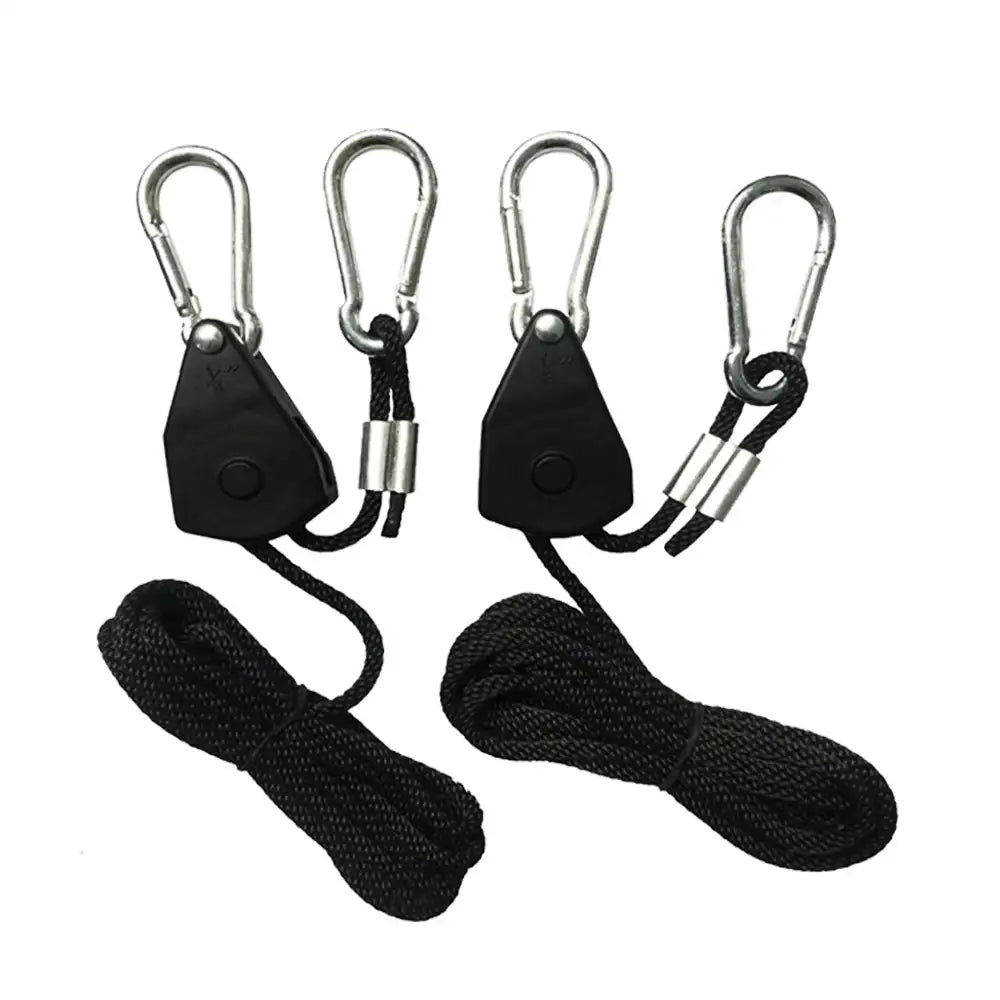 Lanyard Hanging 1/8" Grow Tent LED Grow Light Pulley Rope Ratchet Adjustable Rope For Room Box Growing Light Greenhouse Fixtures