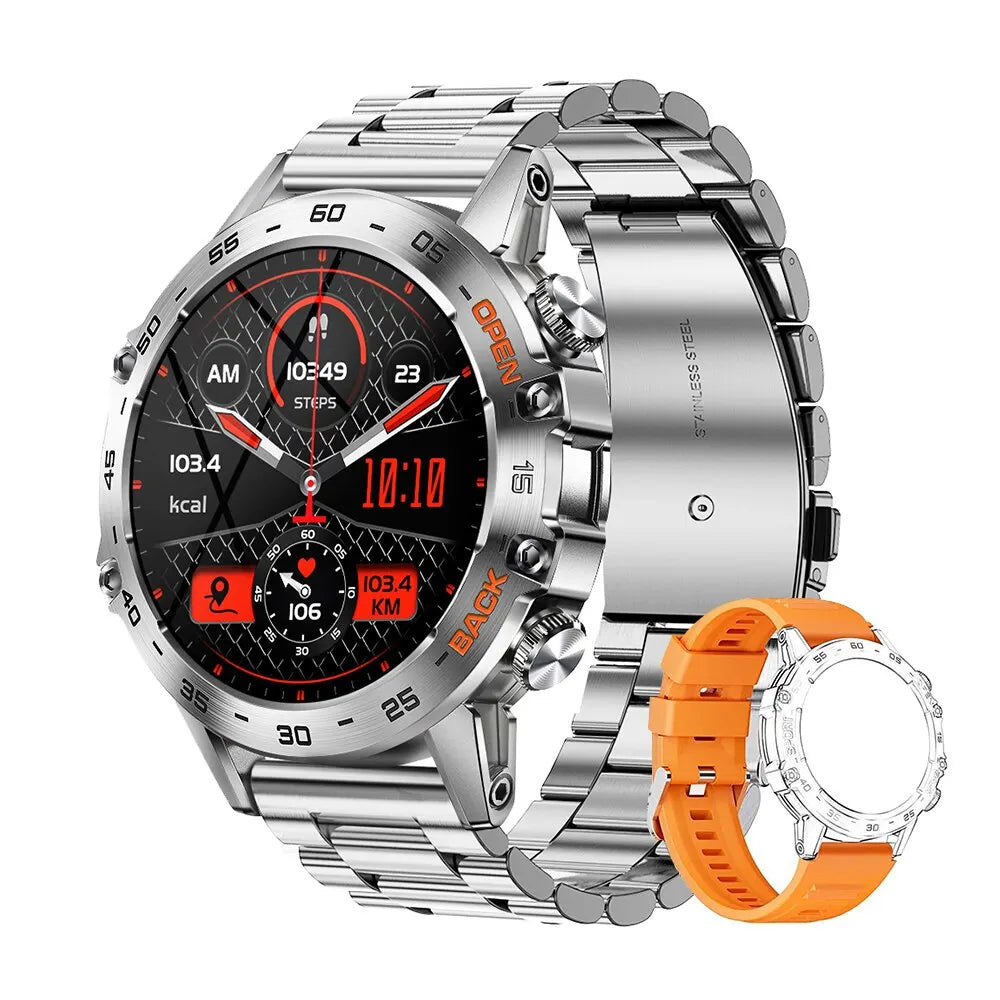 MEVADEN Steel 1.39 Bluetooth Call Smart Watch Men Sports Fitness Tracker Watches IP67 Waterproof Smartwatch for Android IOS MD52 - Premium smartwatch from Lizard Vigilante - Just $53.77! Shop now at Lizard Vigilante