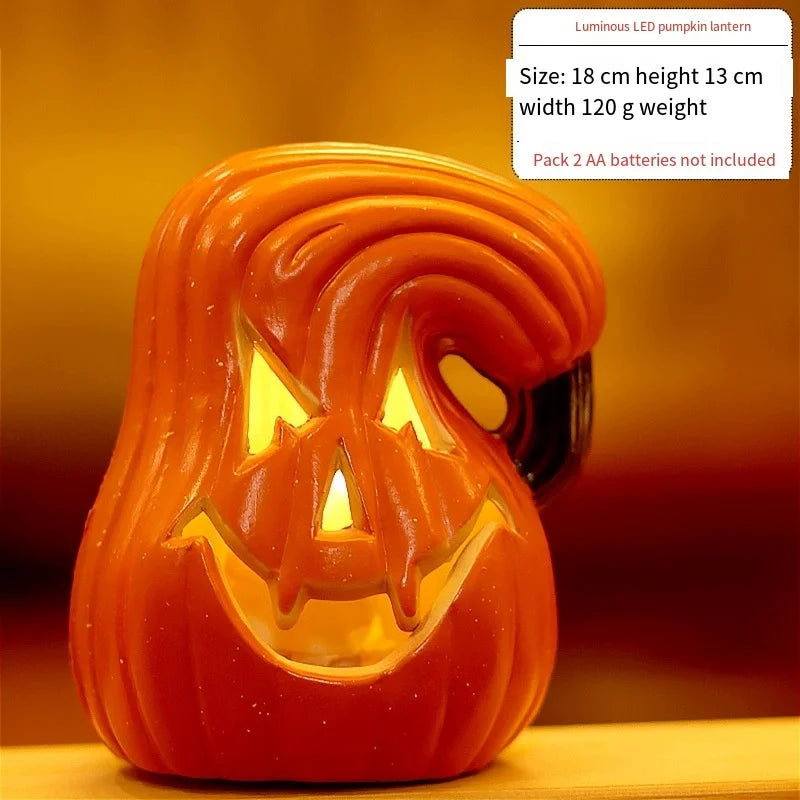 1Pc Decorative Pumpkin Halloween Props Lantern Decor Pumpkin Decoration Pumpkin Light Outdoor Halloween Decorationsation
