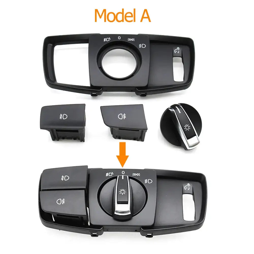 Dashboard Headlamp Headlight Switch Rotary Button Cover Panel Replacement For BMW 1 2 3 4 Series F20 F21 F22 F23 F30 F34 F32 F36
