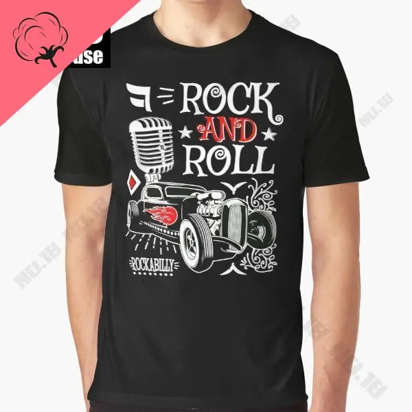 Stray Cats Rock Classic Cotton T-Shirt | American Rockabilly Band Fan Tee | Hipster Streetwear for Men, Boys, and Girls - Premium T-Shirt from Lizard Vigilante - Just $23.88! Shop now at Lizard Vigilante