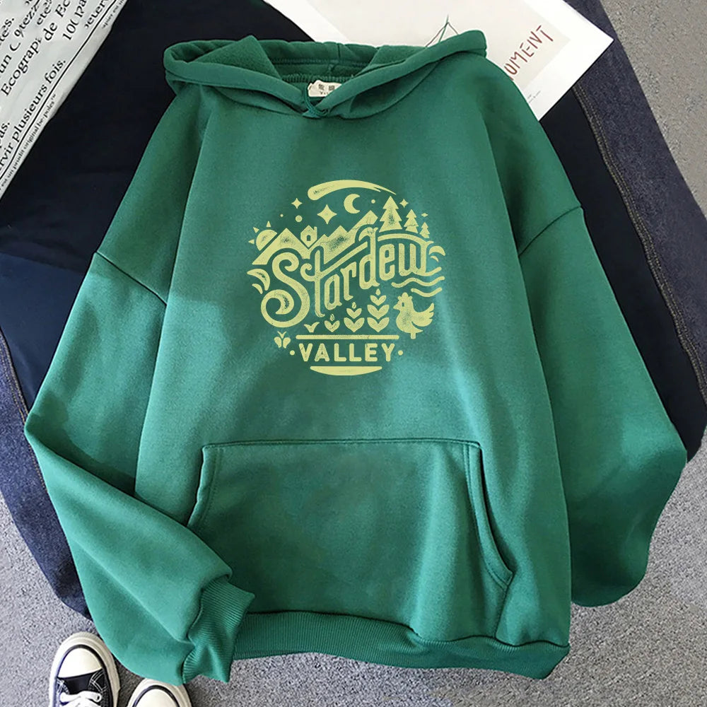 Stardew Valley Retro Kawaii Hoodie – Unisex Game-Inspired Fleece Pullover for Cozy Gamers, Couples & Class Squad Style in Harajuku Cool - Premium hoodie from Lizard Vigilante - Just $43.88! Shop now at Lizard Vigilante