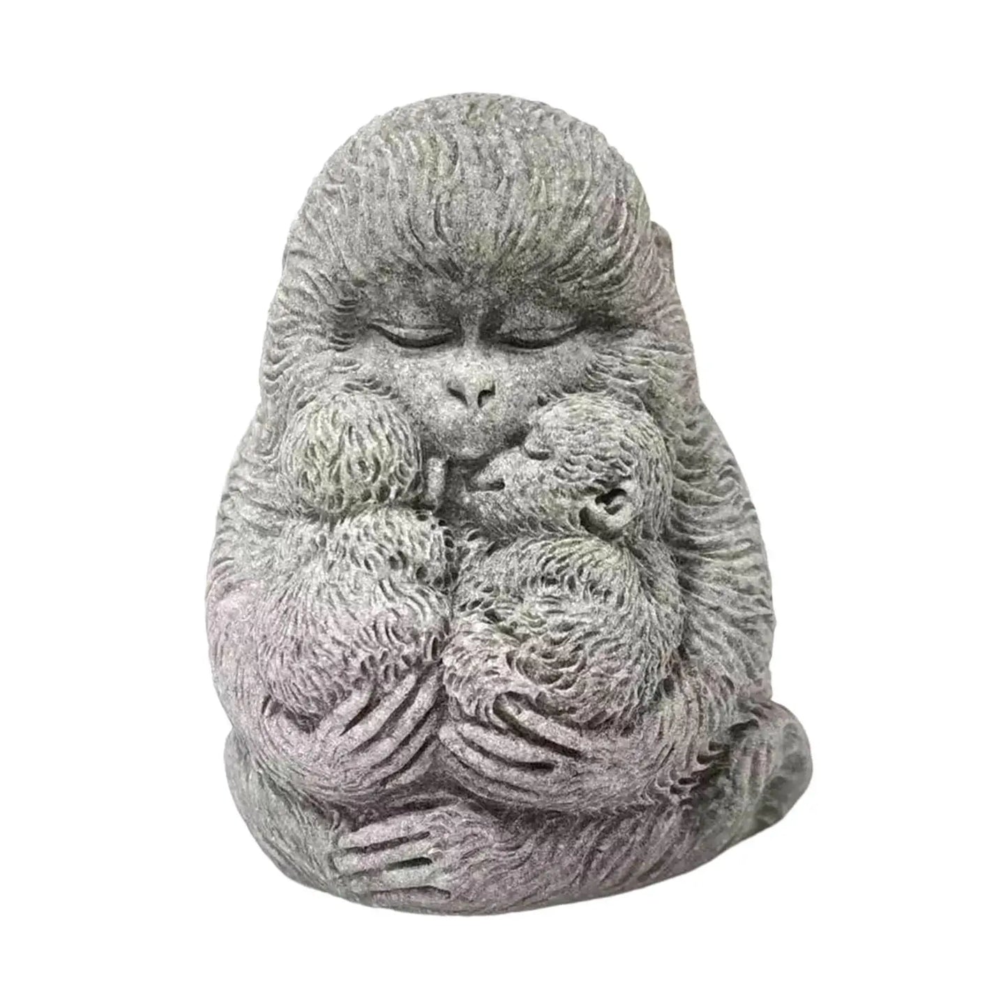 Sandstone Statue Miniature Antique Gardening Landscape Ornament for Indoor Outdoor Hotel Tabletop Living Room Decoration