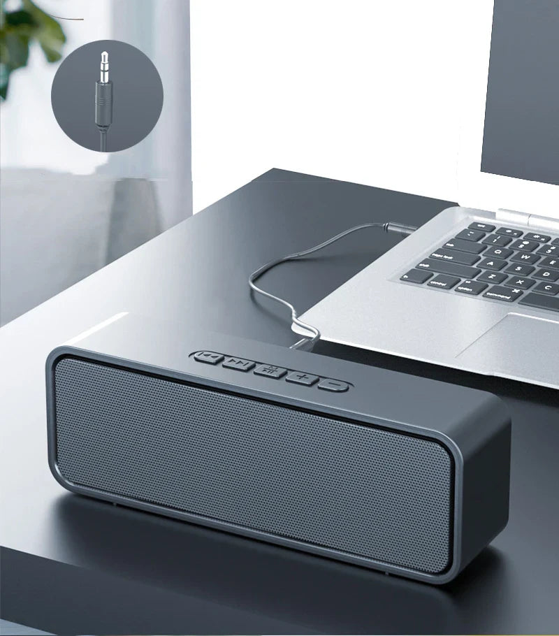 S11 Bluetooth Small Speaker Music Player Stereo USB TF Card Home Outdoor Sports Portable Mobile Phone Car Subwoofer Big Battery