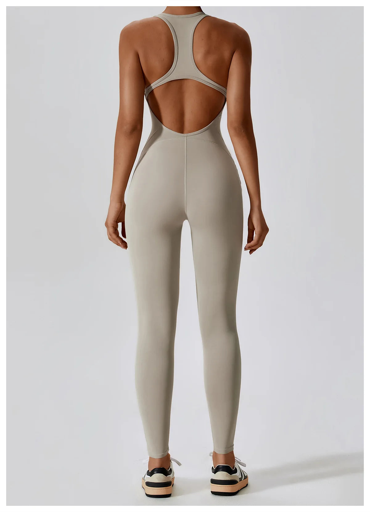 Seamless Yoga Jumpsuit - All-in-One Workout Outfit for Women - Premium bodysuit from Lizard Vigilante - Just $38.88! Shop now at Lizard Vigilante