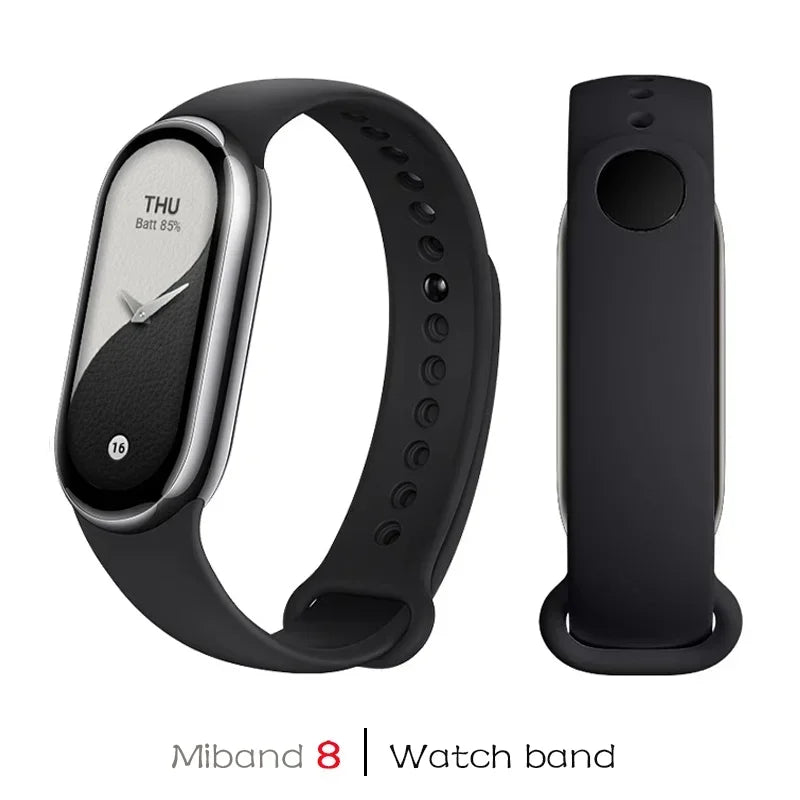 Sport Watchbands For Xiaomi Mi band 8-9 NFC Replacement miband9/8 silicone Bracelet waterproof Strap smart mi band 9 Accessories