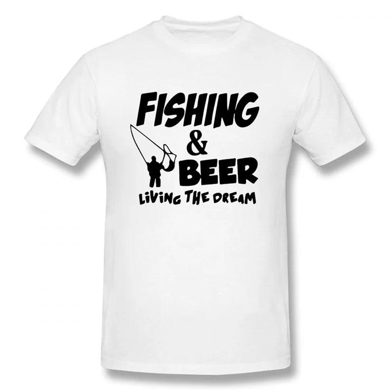 Funny Love Fishing T-shirt Men Just Fish It Funny Shirt Short Sleeve Hip Hop Loose Quick-Dry Men's Tee Shirt xxs-6XL Top - Lizard Vigilante