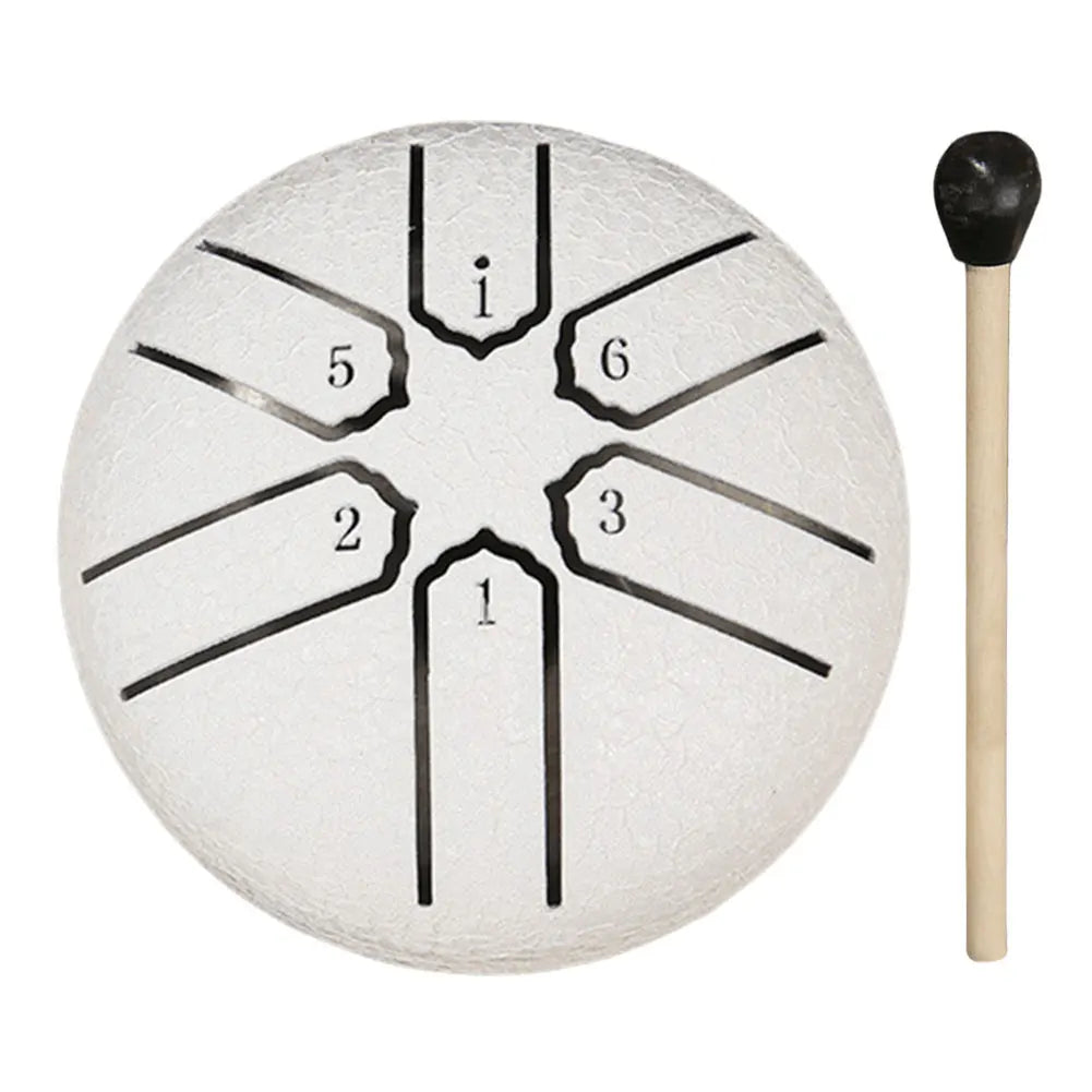 3 Inches 6-Tones Steel Tongue Drum Rain Drum for Outside Drum Instrument Mini Hand Pan Drums Musical Instruments Drum Accessorie - Premium  from Lizard Vigilante - Just $13.99! Shop now at Lizard Vigilante