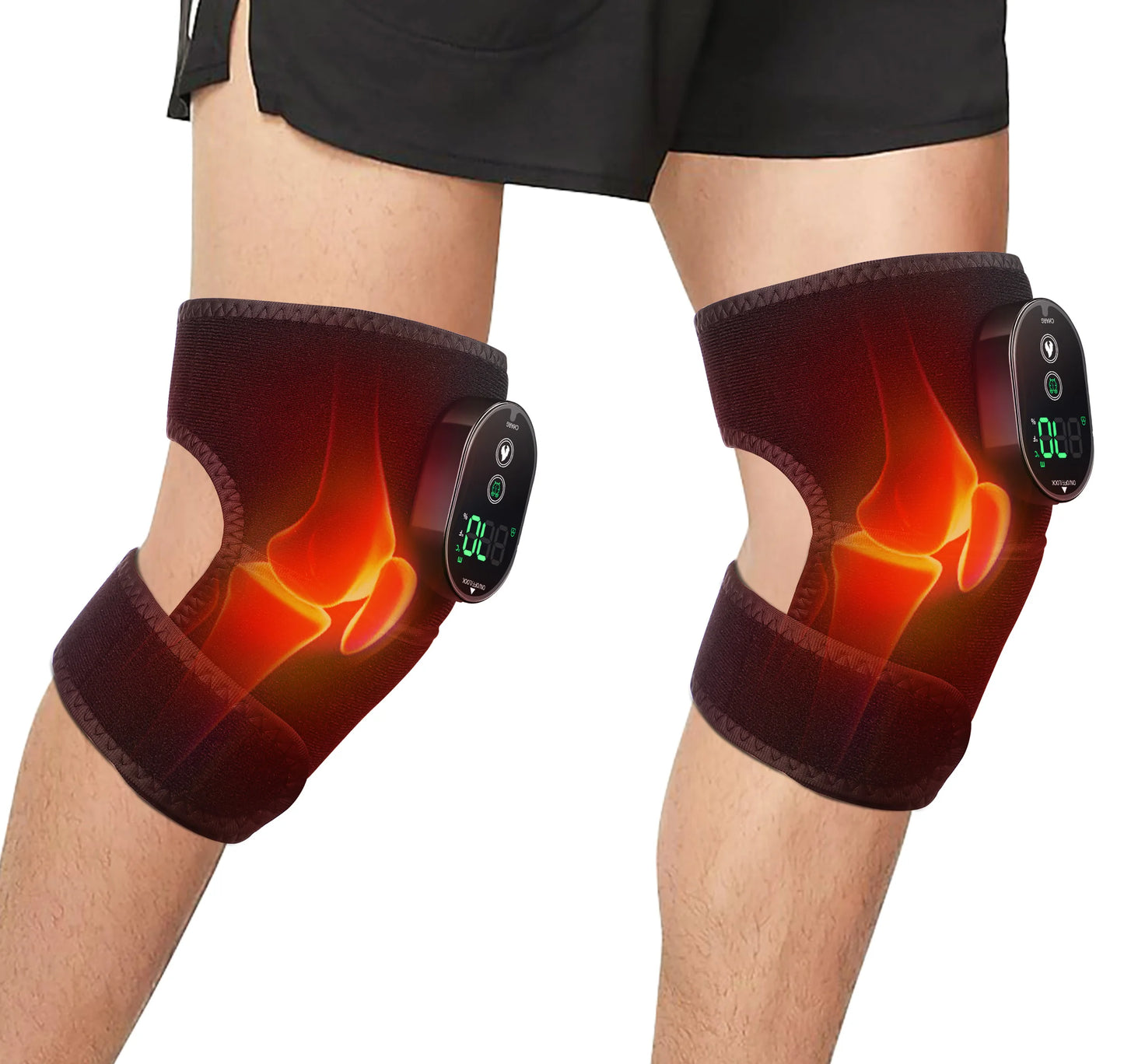 Electric Heating Knee Massager Joint Elbow Knee Pad Shoulder Pad Vibration Knee Shoulder Massage Health Care - Premium  from Lizard Vigilante - Just $23.99! Shop now at Lizard Vigilante