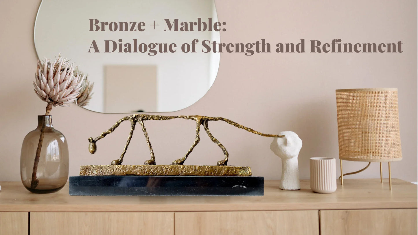 Bronze Cat Statue Abstract Cat Sculpture Classical Giacometti Art Reproduction Skeleton Animal Statue For Home Decor Collection