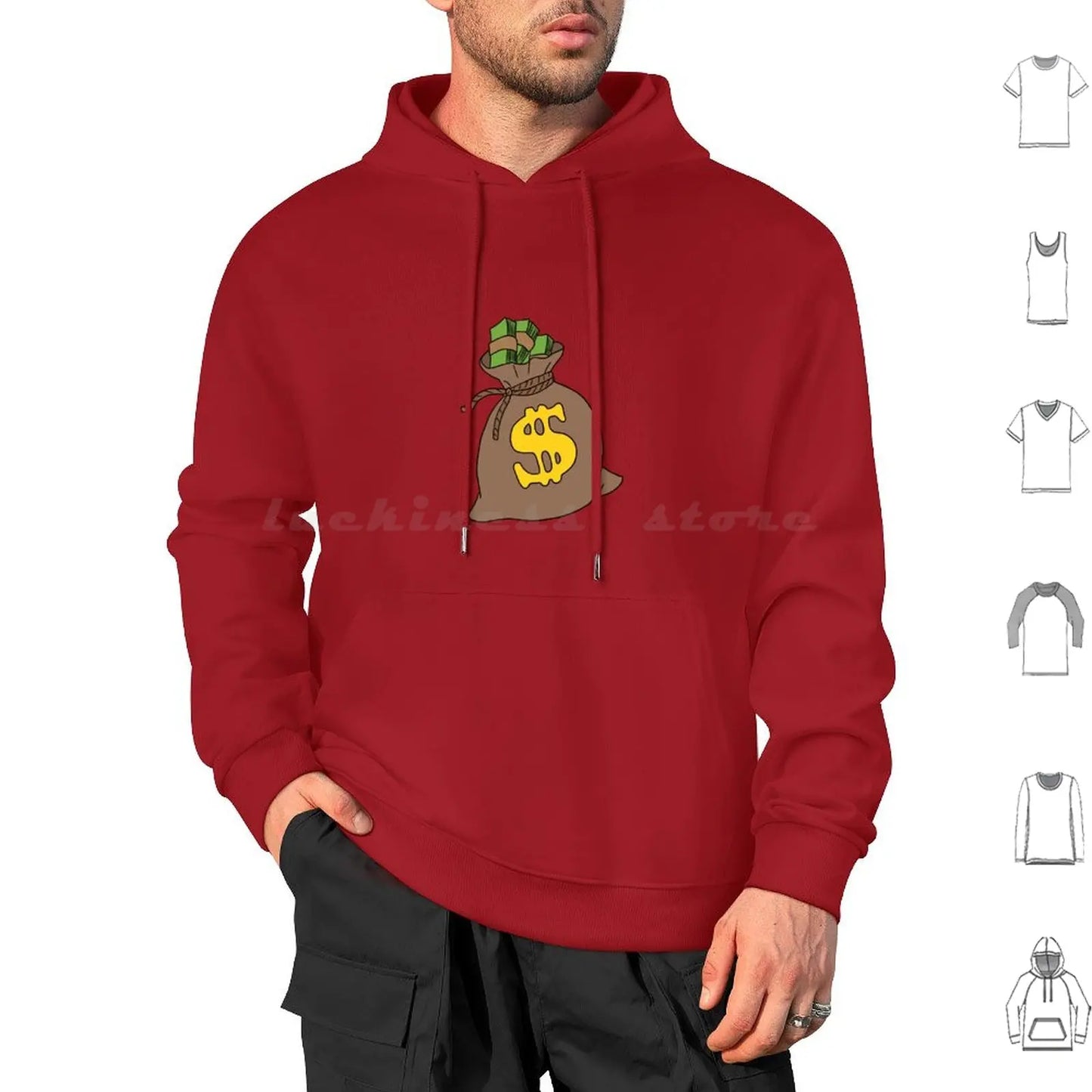 Cash Flow Money Bag Hoodie – Hustle Hard, Stack High! | Rich Mula Dollar Graphic Sweatshirt | Pay Me Payday Streetwear - Premium hoodies from Lizard Vigilante - Just $33.99! Shop now at Lizard Vigilante