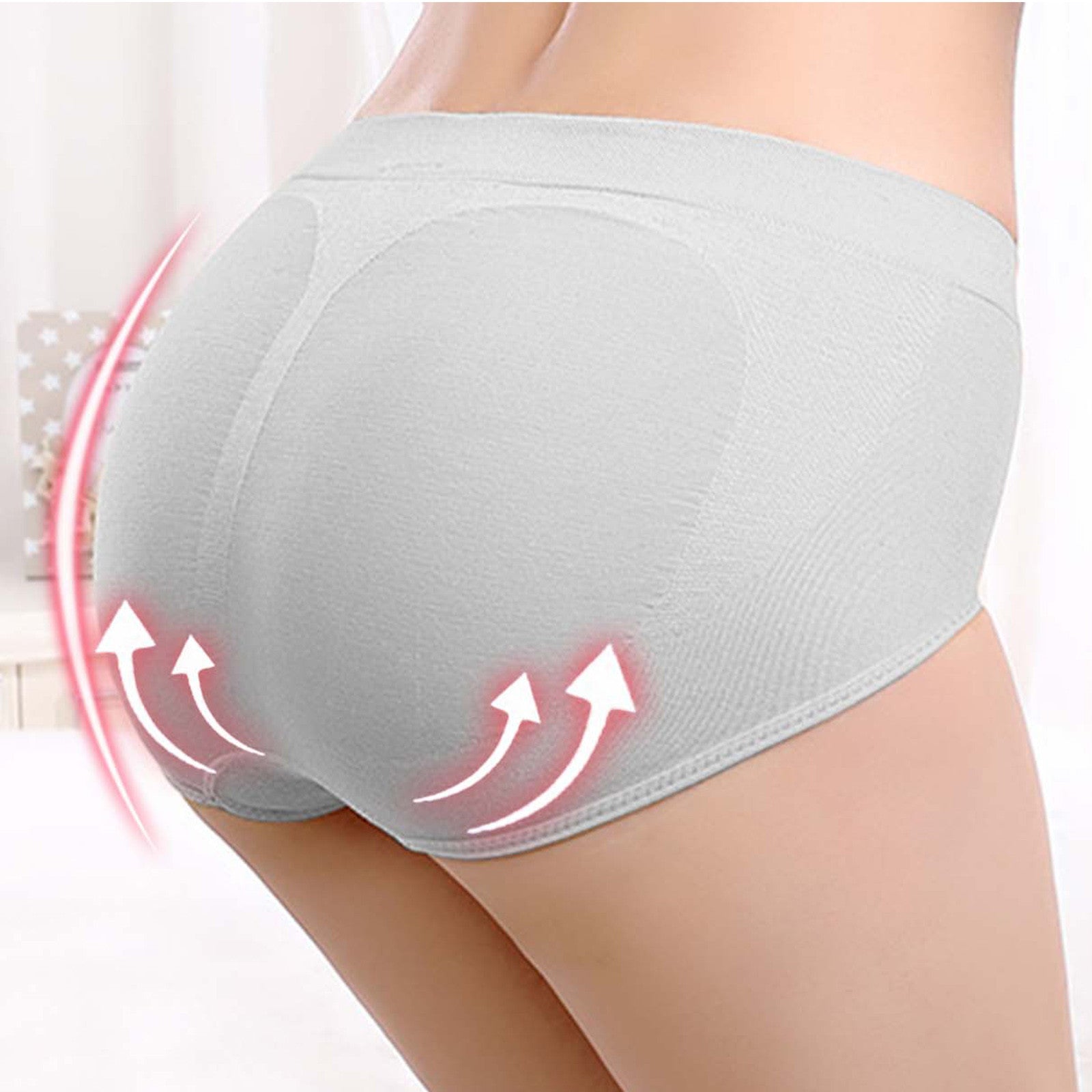 Women’s Soft Seamless Hip-Enhancing Padded Briefs – Butt Lift Panties, Comfort Fit, Full Coverage Underwear - Premium panties from Lizard Vigilante - Just $14.44! Shop now at Lizard Vigilante