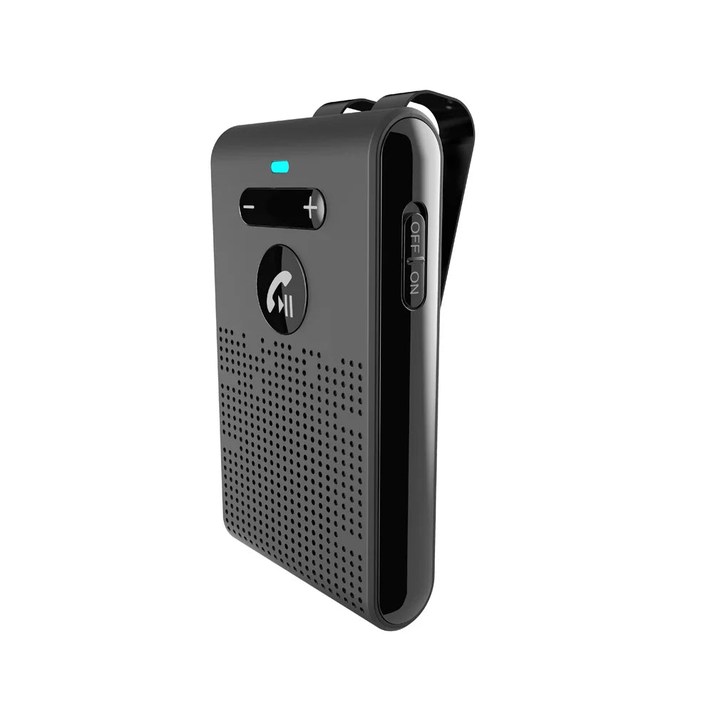 Bluetooth 5.4 Speaker Handsfree Car Kit Sun Visor Clip Wireless Audio Receiver Speakerphone Music Player Car Accessories