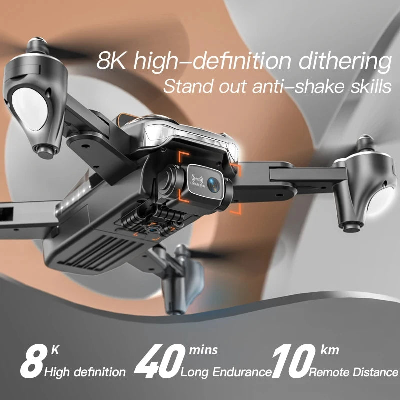 P11 Pro Max Drone 8K 5G GPS Professional HD Aerial Photography Dual-Camera Obstacle Avoidanc Brushless Quadrotor Children Gifts - Premium drones from Lizard Vigilante - Just $10.99! Shop now at Lizard Vigilante