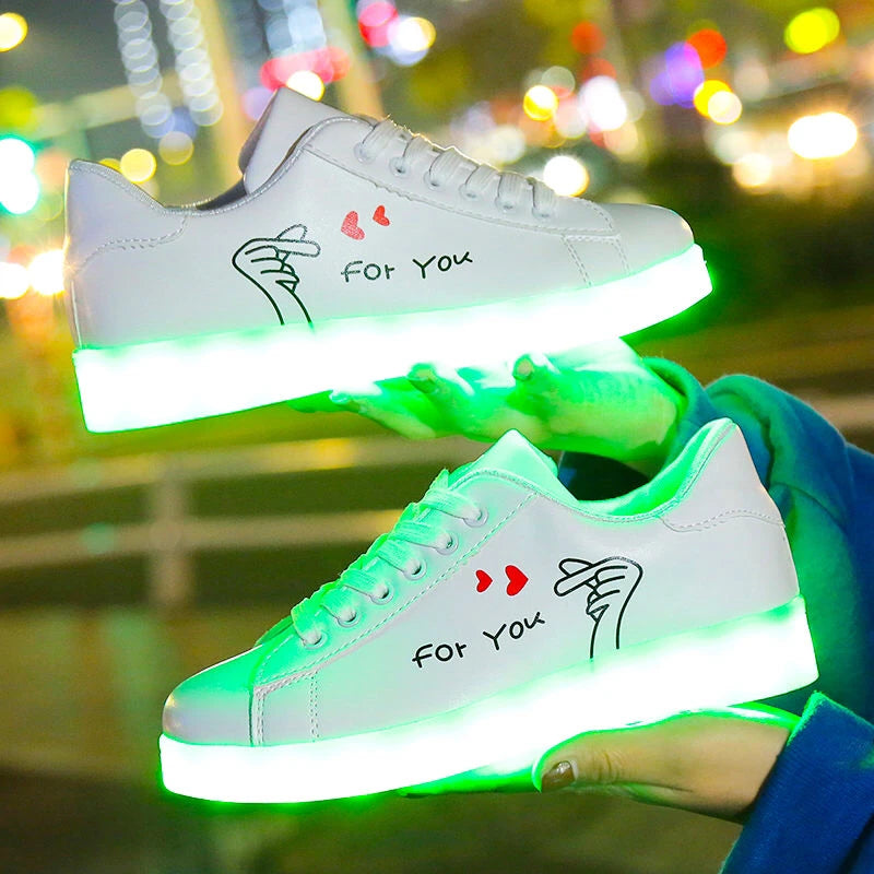 LED Light-Up Shoes | Fashionable and Fun Footwear - Premium footwear from Lizard Vigilante - Just $39.99! Shop now at Lizard Vigilante