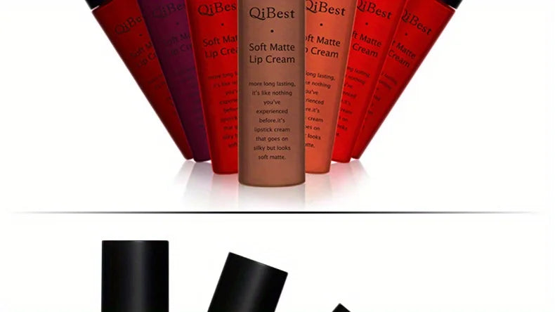 Luxurious Matte & Volumizing Lipstick - Waterproof, Long-Lasting, 20 Diverse Shades | Ideal Gift for Valentine's Day