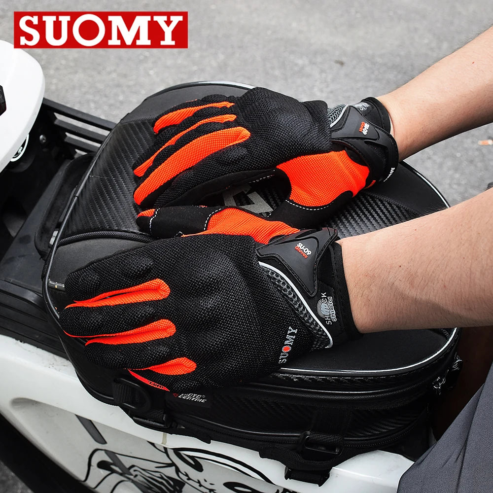 Summer Full Finger Motorcycle Racing Gloves | Breathable Touch Screen Motorbike Gloves - Premium gloves from Lizard Vigilante - Just $23.88! Shop now at Lizard Vigilante