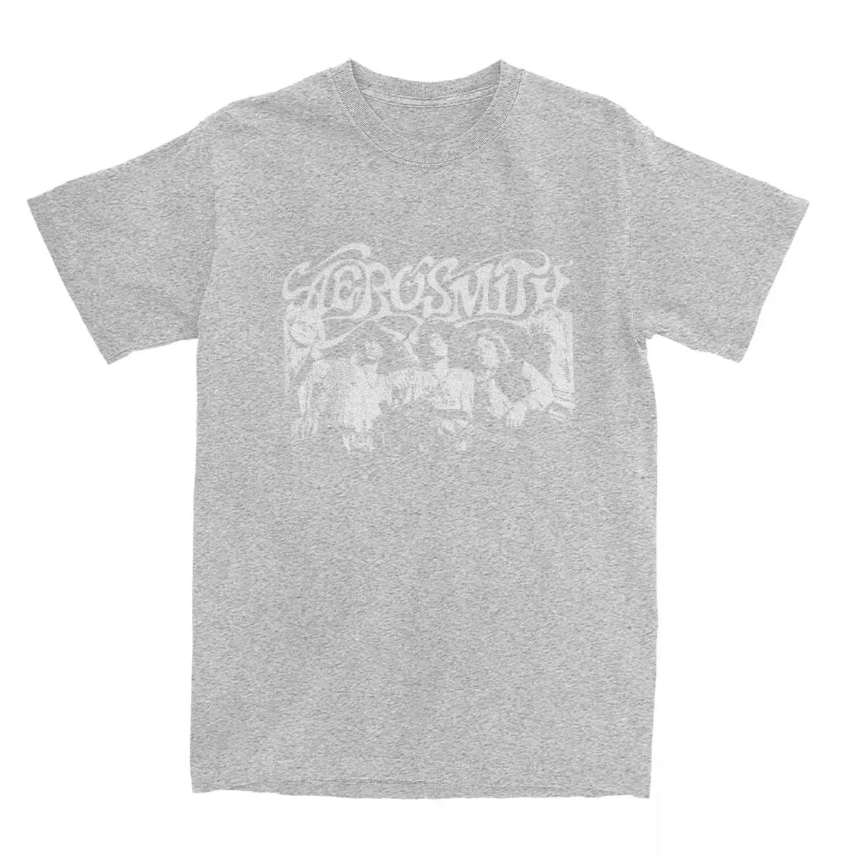 Aerosmith Shirts for Men Women Retro Music Rocks Band Heavy Metal 100% Cotton T Shirt Round Collar Short Sleeve Printed Clothing - Premium T-Shirt from Lizard Vigilante - Just $28.88! Shop now at Lizard Vigilante