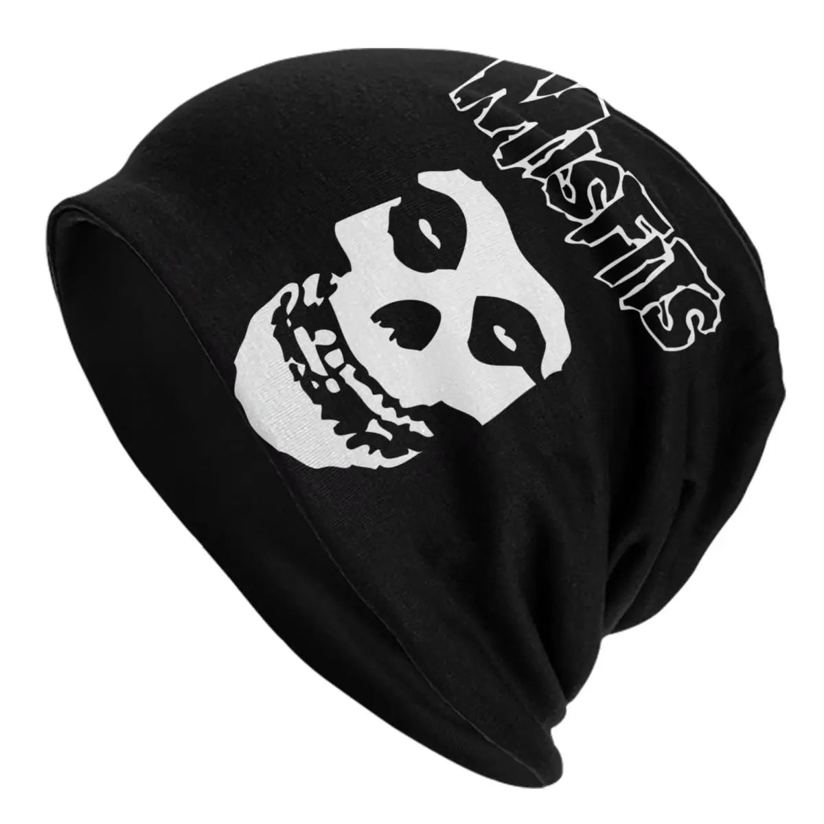 Custom Punk Rock Band Misfits Beanie - Unisex Winter Warm Knit Hat - Premium skull cap from Lizard Vigilante - Just $18.88! Shop now at Lizard Vigilante