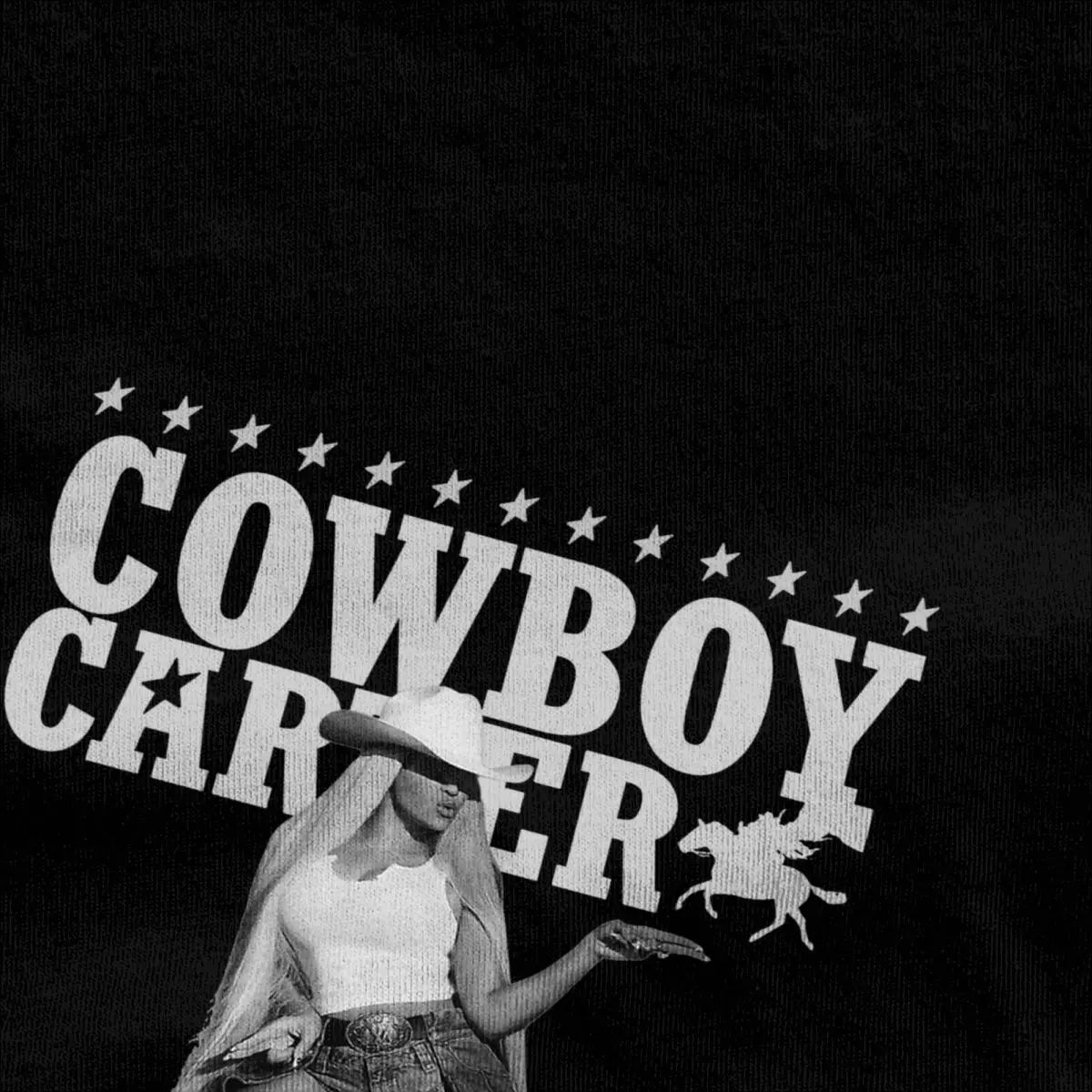 Beyoncé 'Rock Cowboy Carter Act II' Album Tee – Iconic Cotton Shirt for Men & Women – Hipster Short Sleeve Round Neck T-Shirt - Premium T-Shirt from Lizard Vigilante - Just $23.88! Shop now at Lizard Vigilante