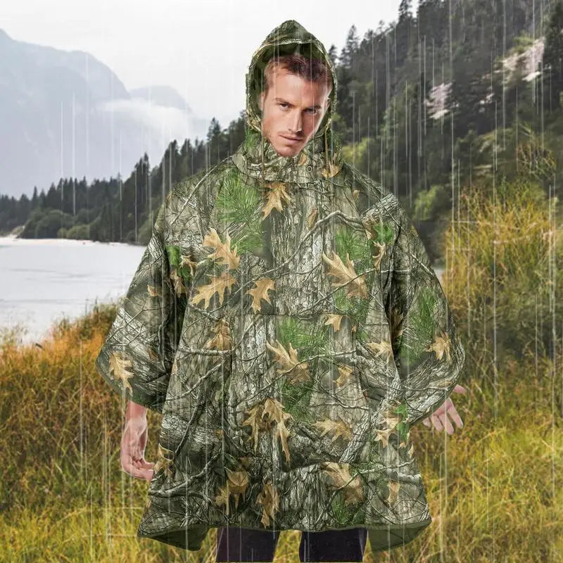 Lizard Vigilante Stormcloak Poncho – 3-season wearable sleeping bag for stage, street & campfire rebellion