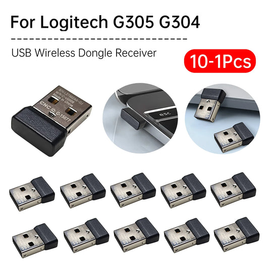 For Logitech G305/G304 Gaming Mouse USB Dongle Receiver 2.4Ghz Wireless Mouse Receiver Adapter for Logitech G304/G305 Accessory