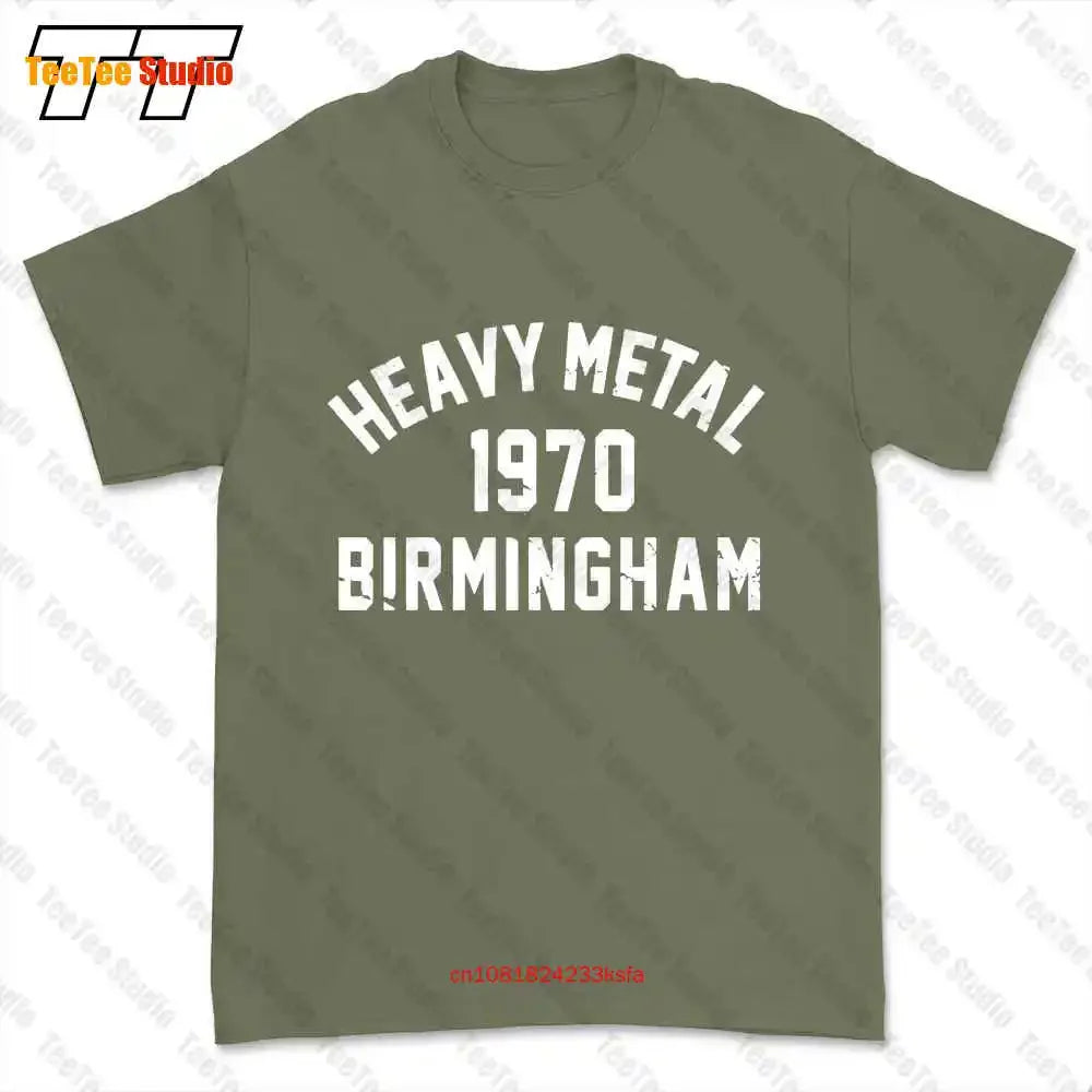 Vintage Birmingham Heavy Metal Rock T-Shirt – 1970 Metalhead Edition - Premium T-shirt from Lizard Vigilante - Just $23.88! Shop now at Lizard Vigilante