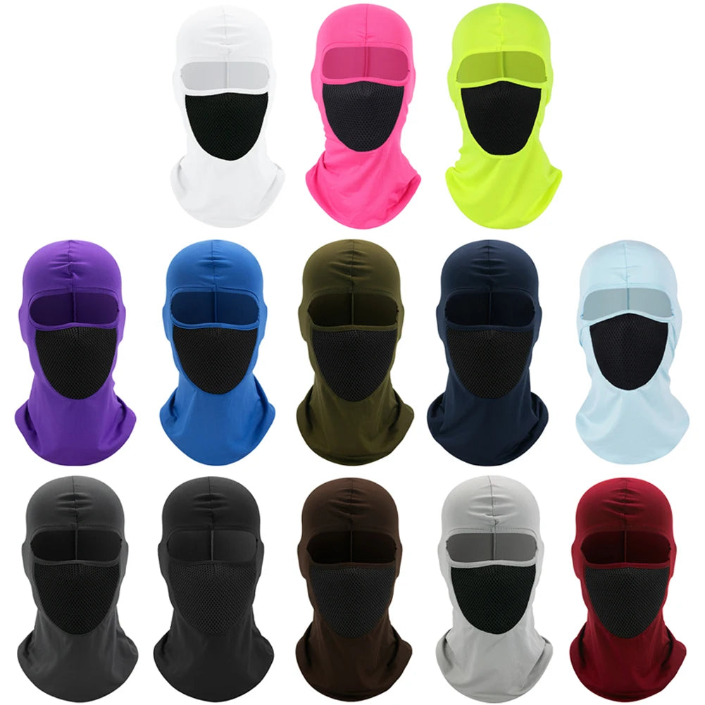 Outdoor Balaclava Face Mask Hood UV Protection Motorcycle Cycling Hunting Neck Gaiter