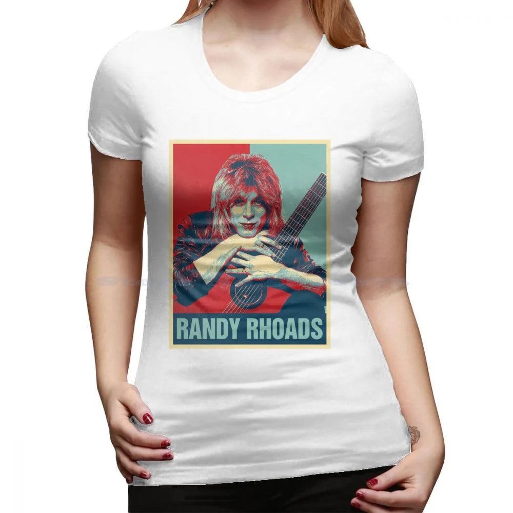 Randy Rhoads Hoodie T Shirt 100% Cotton Tee Retro Hope Style Heavy Metal Quiet Riot Ozzy Osbourne Guitarist - Premium  from Lizard Vigilante - Just $16.99! Shop now at Lizard Vigilante