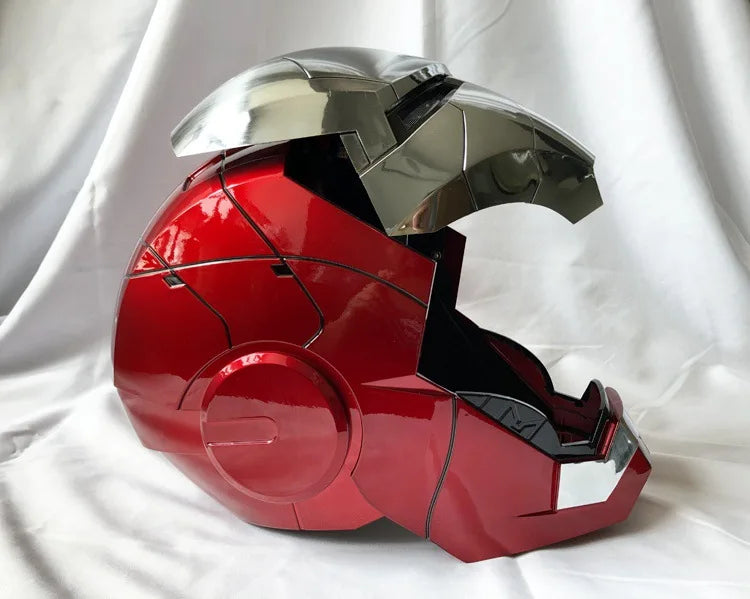 New AutoKing 1:1 Mk5 Iron Man Helmet Cosplay Voice Control Eyes with Light Model Toys for Adult Electric Wearable Christmas Gift - Premium  from Lizard Vigilante - Just $199.99! Shop now at Lizard Vigilante