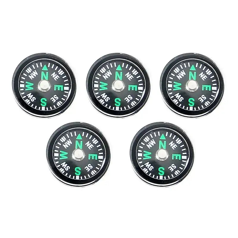 5PCS Portable Mini Compass for Camping Hiking Navigation Tools Outdoor Sports Mountaineering Survival Handheld Tactical Compass