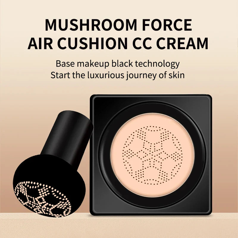 Lightweight Air Cushion Foundation CC Cream Natural Moisturizing Concealer Even Skin Tone Long Lasting Contour Makeup Cosmetics