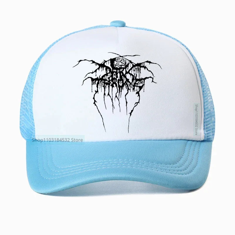 Into the Abyss: Darkthrone Baseball Cap - Premium Baseball cap from Lizard Vigilante - Just $23.88! Shop now at Lizard Vigilante