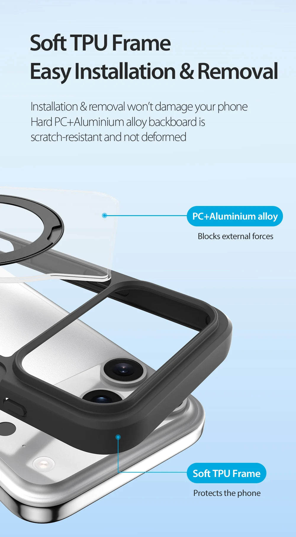 DUX DUCIS Armored MagSafe iPhone 17 Pro Max Case — Military-Grade Magnetic Stand Fortress