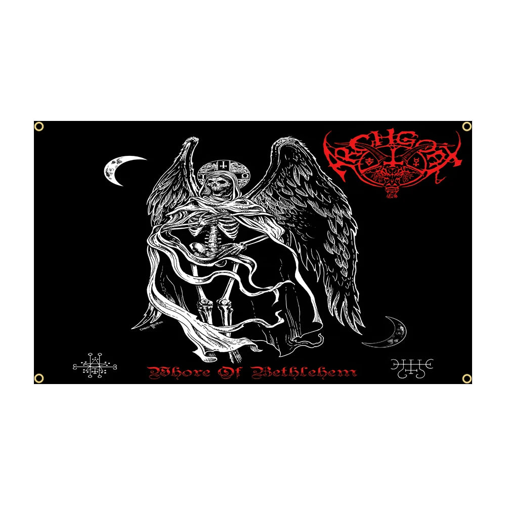 Archgoat Band Flag – 90x150cm Polyester Death/Dark Metal Banner for Finland Rock Band Fans - Premium flag from Lizard Vigilante - Just $12.99! Shop now at Lizard Vigilante