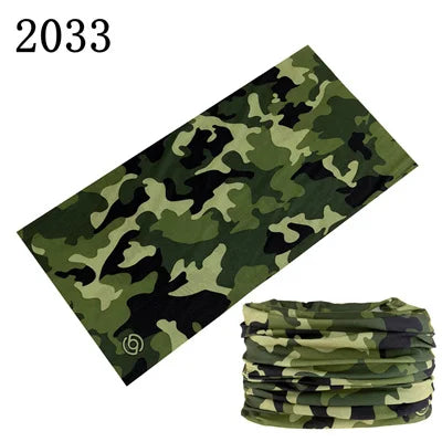 Camouflage Seamless Magic Bandana Buffs Neck Gaiter Paisley Headband Cycling Fishing Tube Face Shield Men Women Scarf Mask Cap - Premium neck gaiter from Lizard Vigilante - Just $5.99! Shop now at Lizard Vigilante