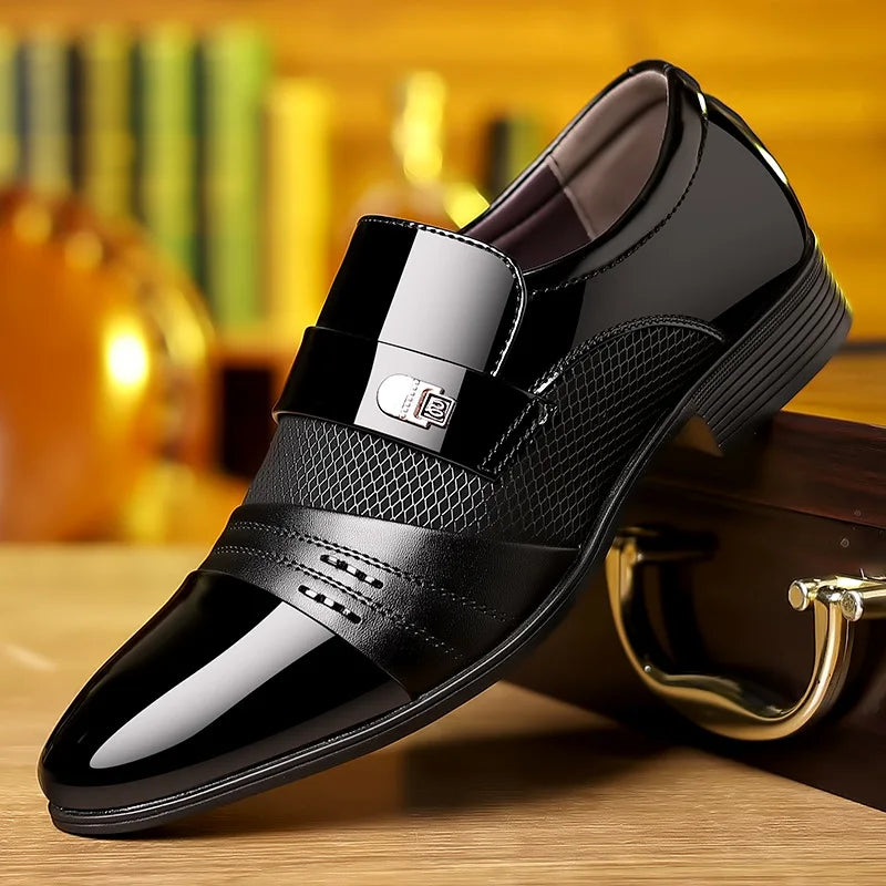 Men's Classic Slip-On Loafers - Elegant and Comfortable - Premium shoes from Lizard Vigilante - Just $43.99! Shop now at Lizard Vigilante