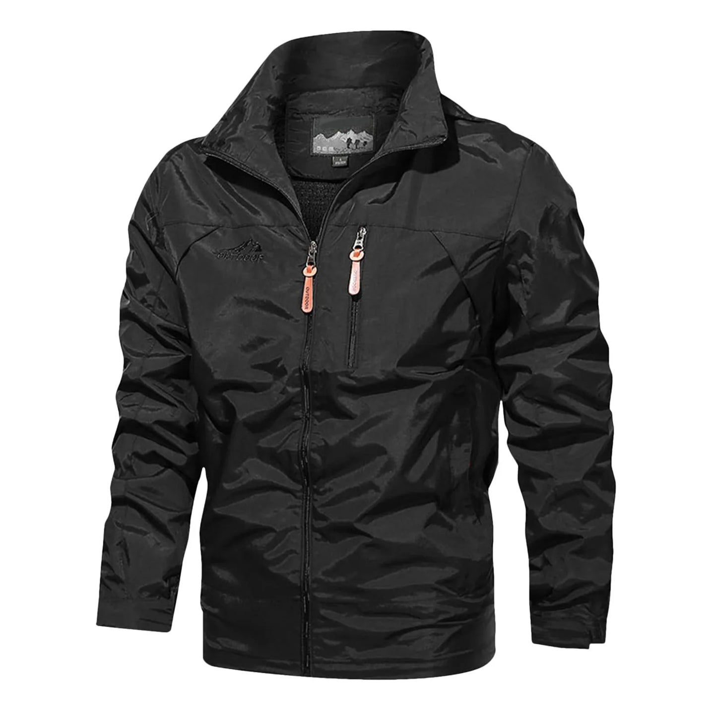 Men's Spring & Autumn Windbreaker Jacket – Windproof Waterproof Casual Outdoor Coat with Detachable Hood - Premium jacket from Lizard Vigilante - Just $28.88! Shop now at Lizard Vigilante