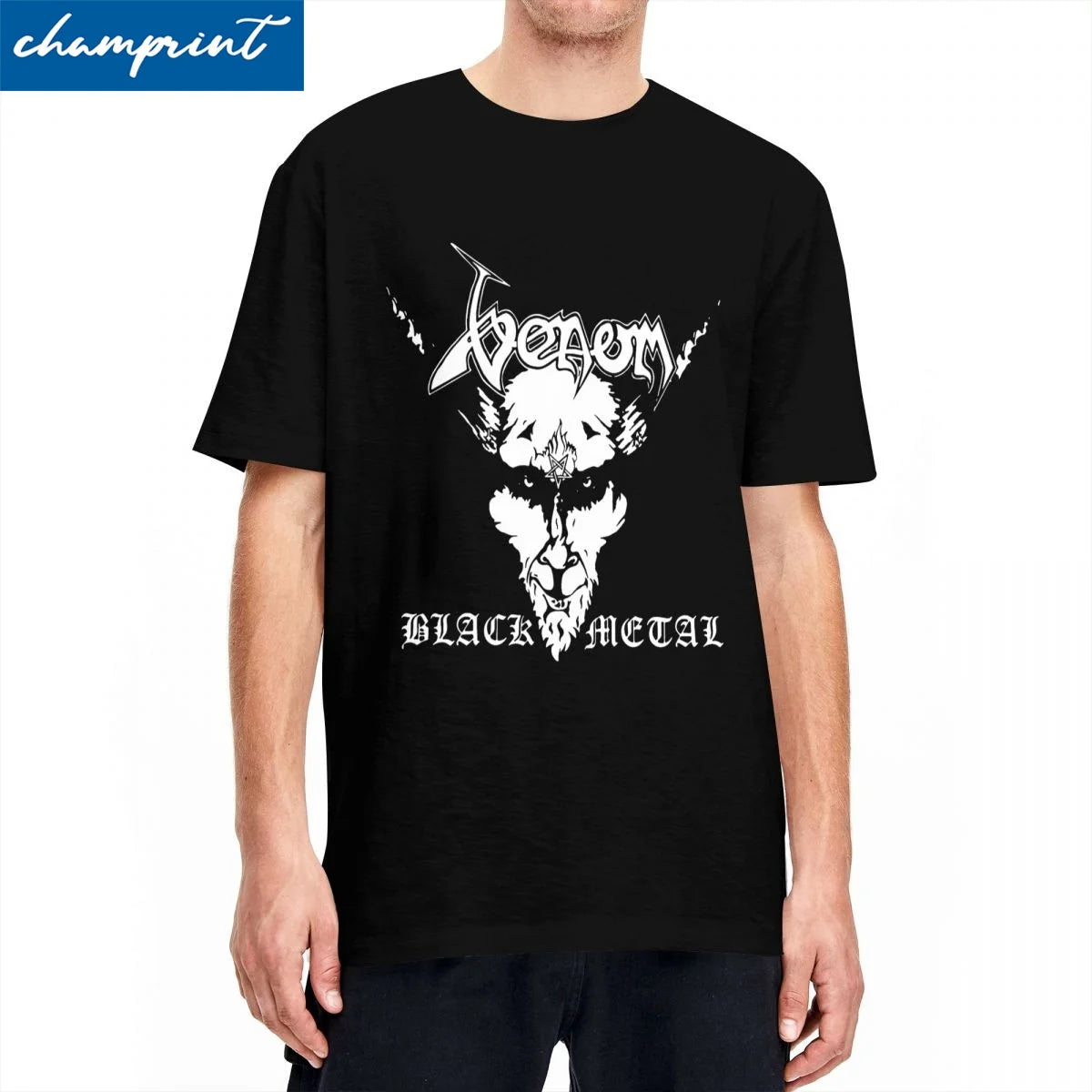 Venom Black Metal Band T-Shirts Unisex Cotton Short Sleeve Round Neck Shirt Clothes - Premium t-shirt from Lizard Vigilante - Just $23.88! Shop now at Lizard Vigilante